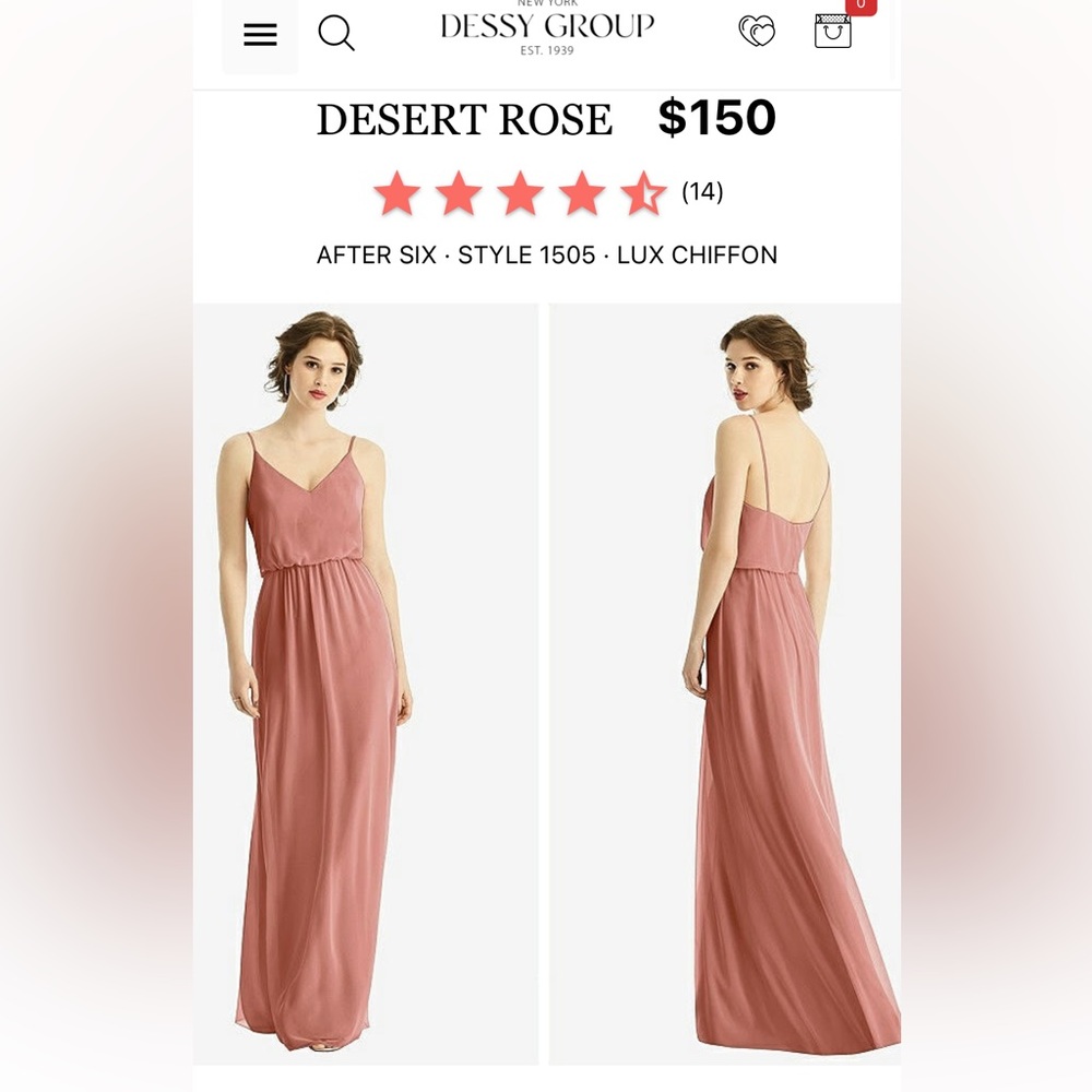 After Six Bridesmaid dress